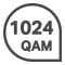 Ícono 1024-QAM