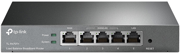 Router de Banda Ancha con Balanceo de Carga TP-Link (TL-R470T+)