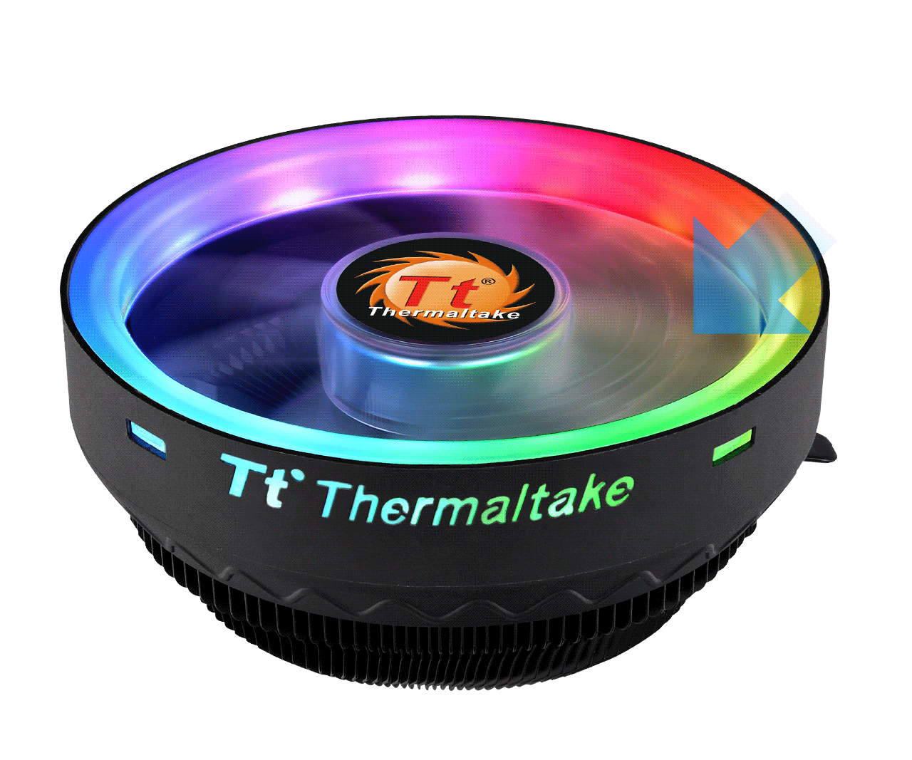 Vista lateral del Cooler para CPU Thermaltake UX100 ARGB Lighting