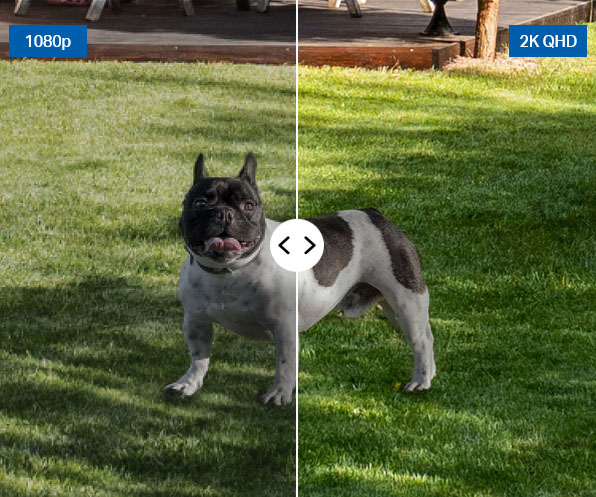 Comparación 1080p vs 2K QHD en TP-Link Tapo C425