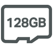 Ícono MicroSD 128 GB