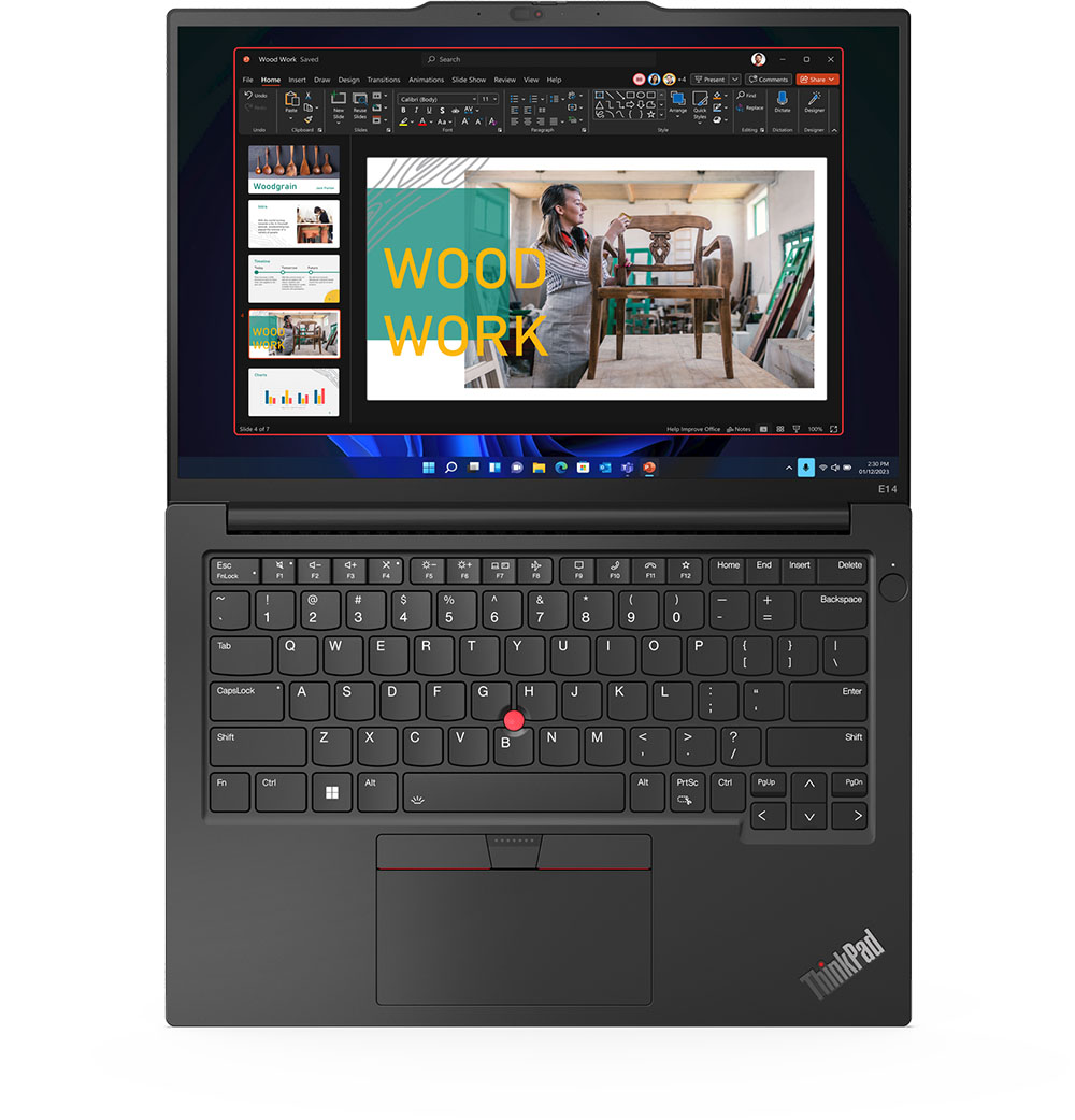 Notebook Lenovo ThinkPad E14 Gen 5 (AMD), color Graphite Black