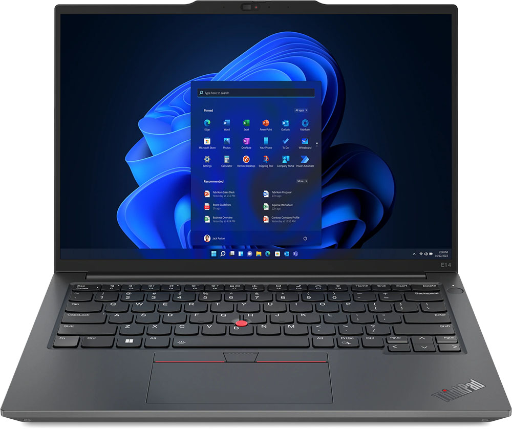 Notebook Lenovo ThinkPad E14 Gen 5 (AMD), color Graphite Black
