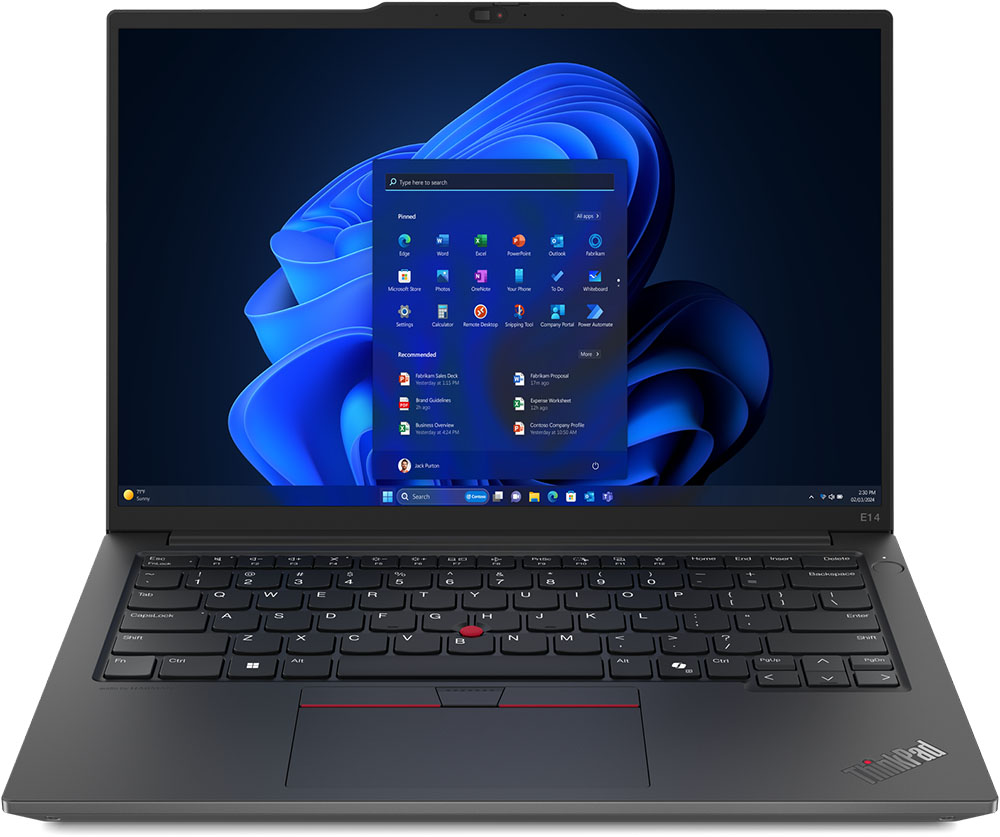 Notebook Lenovo ThinkPad E14 Gen 6 (AMD), color Black