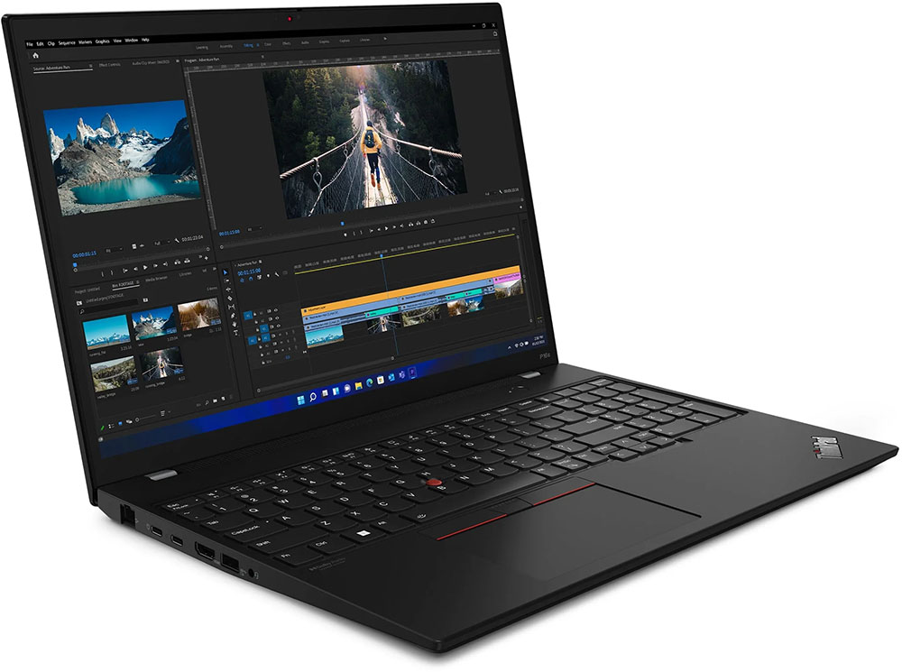 Notebook Lenovo ThinkPad P16s Gen 2 (Intel), color Villi Black