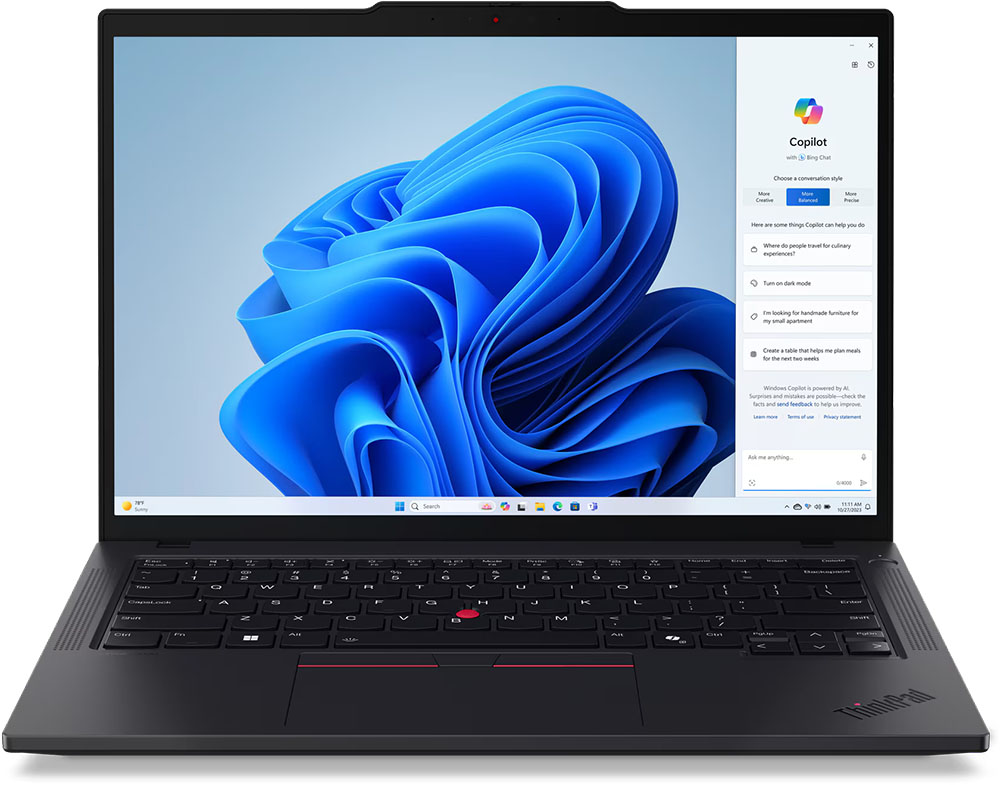 Notebook Lenovo ThinkPad T14 Gen 5, color Black