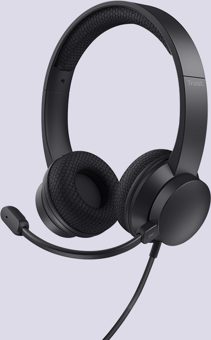 Auriculares con Micrófono para PC Trust Ayda USB-ENC