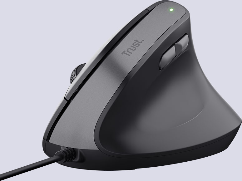 Mouse ergonómico Trust Bayo II color Negro