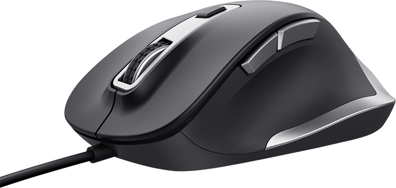 Mouse ergonómico Trust Fyda color Negro