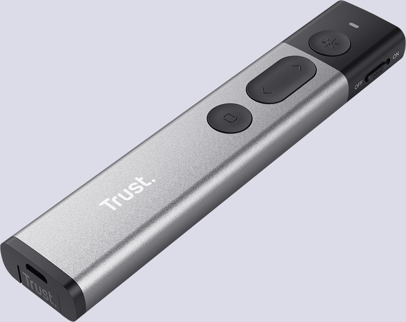 Presentador inalámbrico con puntero láser Trust Kazun