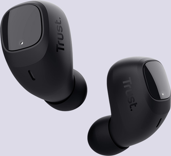 Auriculares inalámbricos Bluetooth Trust Nika Compact color negro