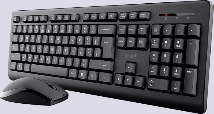 Combo de Teclado y Mouse inalámbricos Trust Primo