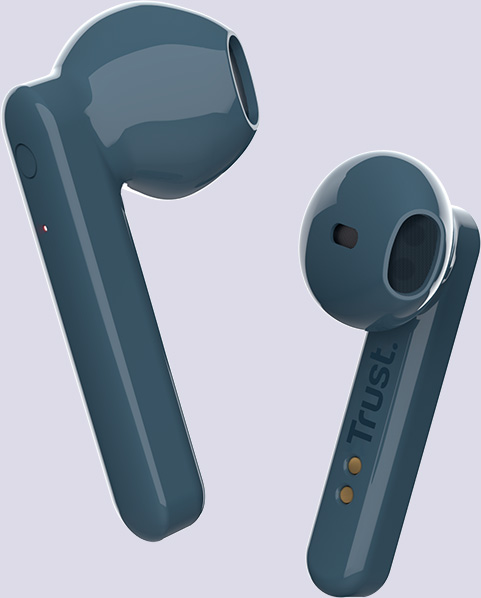 Auriculares inalámbricos Bluetooth Trust Primo Touch color azul