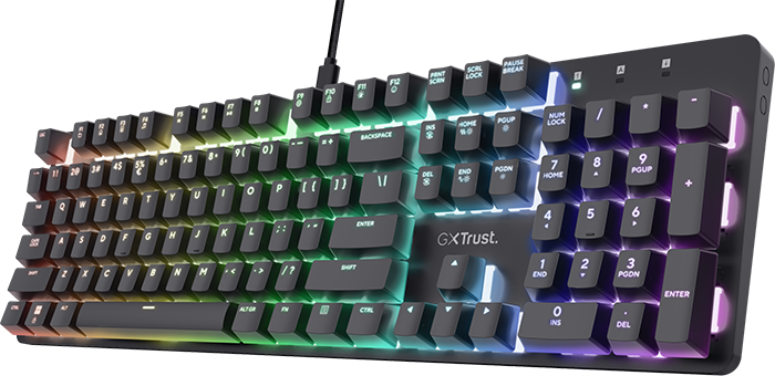 Teclado Mecánico Trust GXT 871 Zora