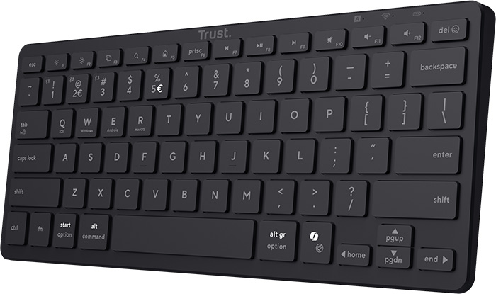 Teclado Bluetooth® multidispositivo Trust Nado II