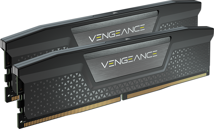Kit de 2 memorias CORSAIR VENGEANCE® DDR5 de color negro