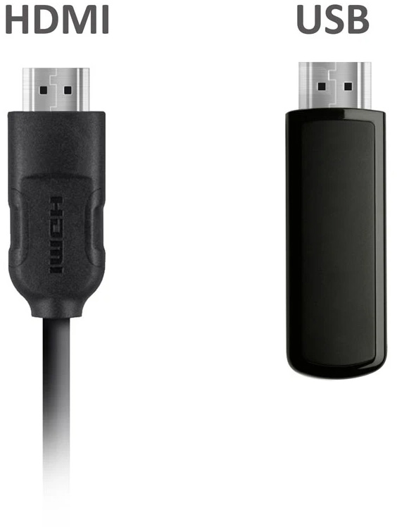 Cable y Conector HDMI, memoria USB