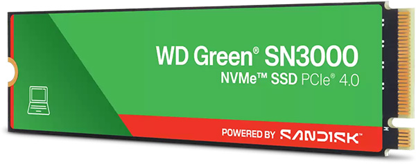 Disco SSD WD Green™ SN3000 NVMe™