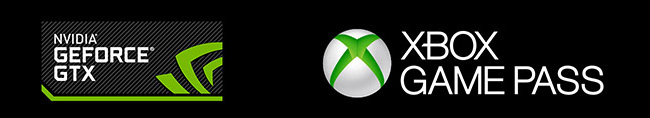 Nvidia Geforce GTX Logo & XBOX GAME PASS Logo