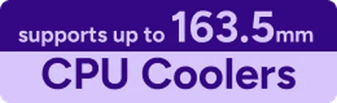 Soporta coolers de CPU de hasta 163,5 mm