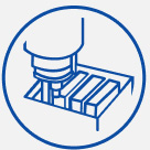 Icono Sistema codificado de recarga de tinta EcoFit™