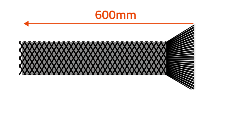 Largo del Conector MB (20+4pines): 600mm