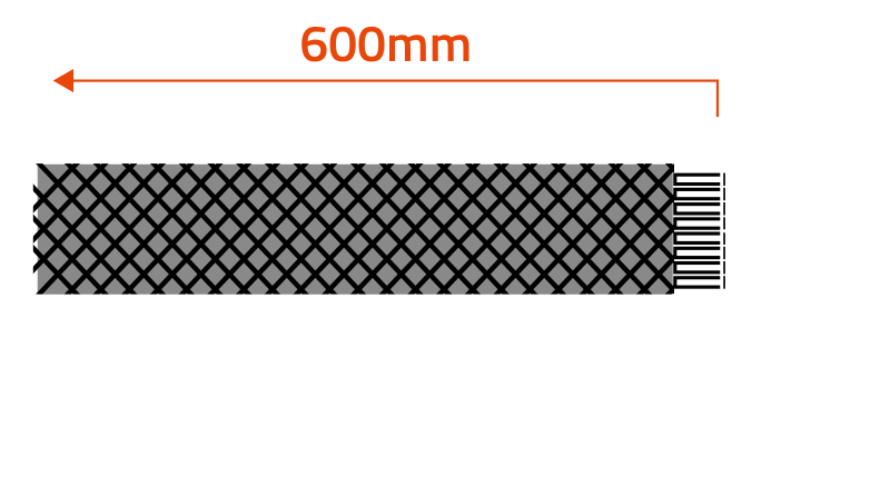 Largo del Conector CPU (4+4pines): 600mm