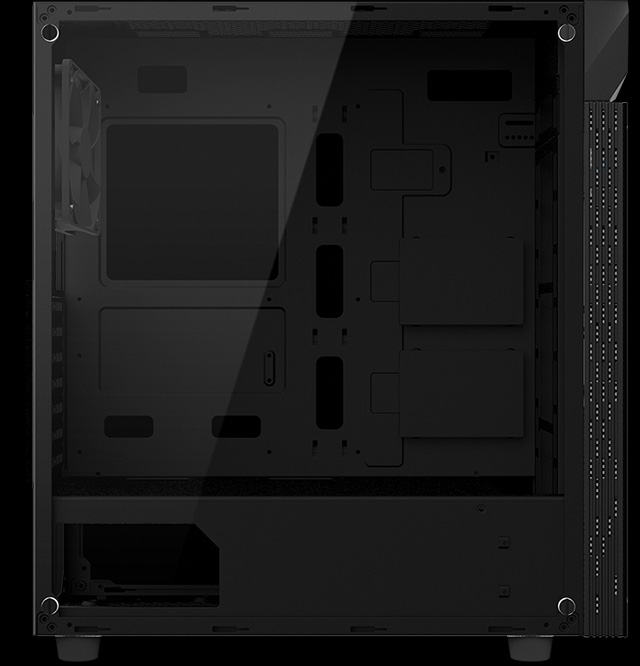 Gigabyte C200 GLASS vista lateral