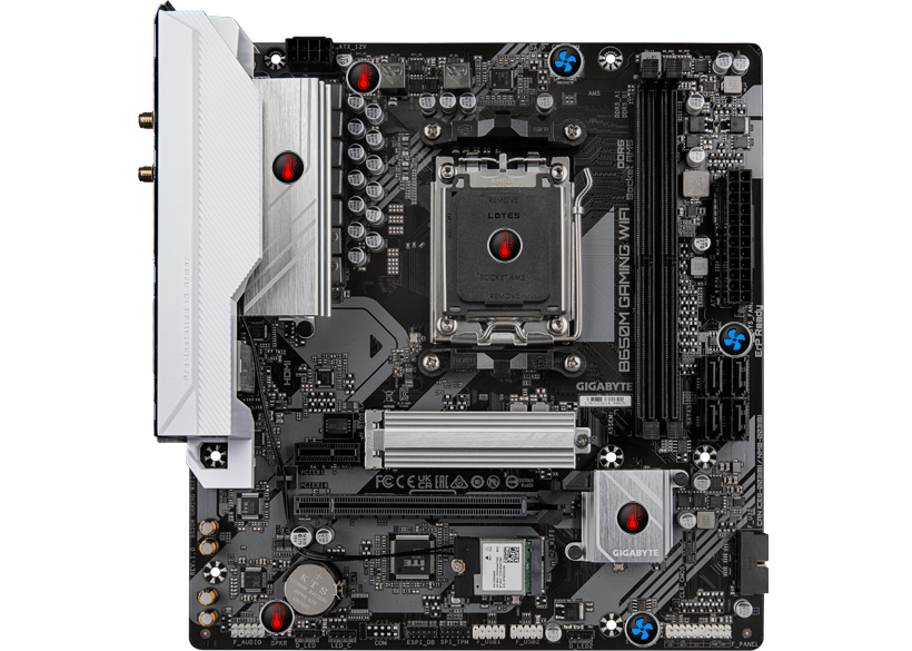 Mother Gigabyte B650M GAMING WIFI con Smart Fan 6