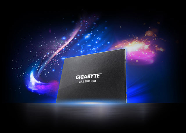 SSD Gigabyte vista frontal