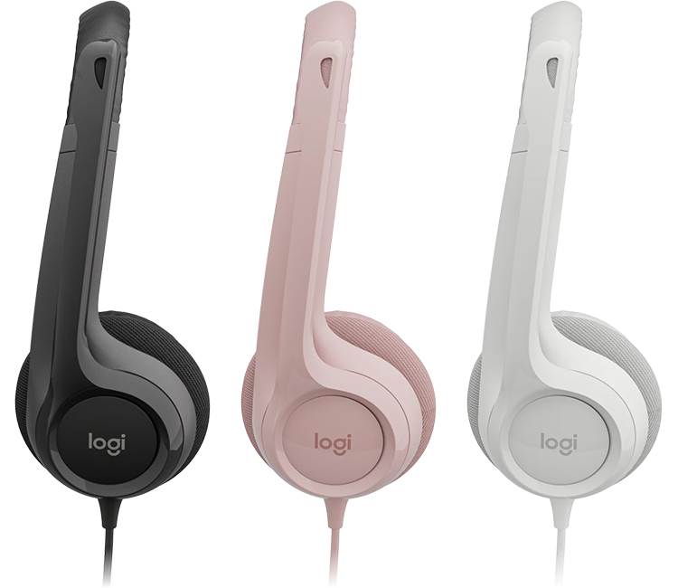 Logitech Auriculares USB H390 Para Computadora Color Rosa