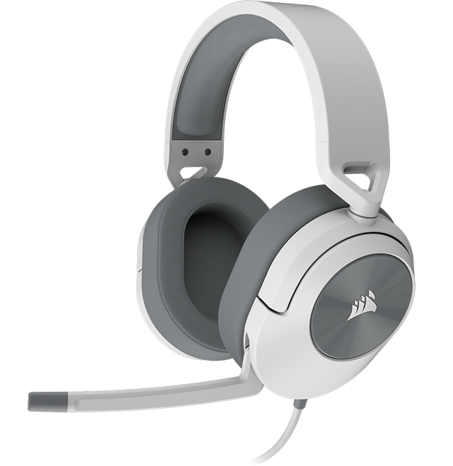 Los auriculares para juegos con cable HS55 SURROUND con visualización de sonido envolvente 7.1.