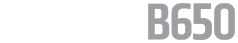 Logos de AMD y Ryzen, designación Socket AM5 y texto B650.