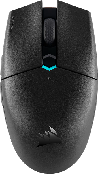 Vista superior del mouse Corsair KATAR PRO Wireless