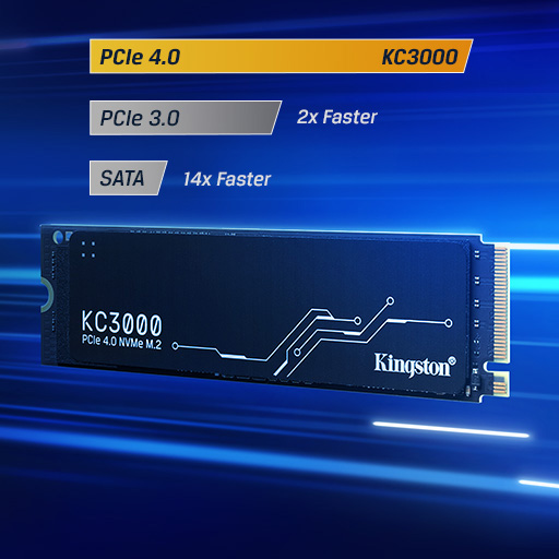 Tecnología NVMe PCIe 4.0