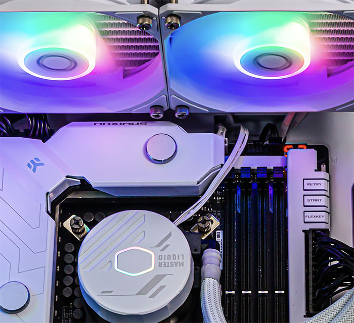 Cooler para CPU Cooler Master MasterLiquid 240L Core ARGB White