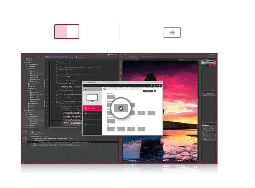 OnScreen Control ofrece una  Interfaz de usuario más sencilla y fácil
