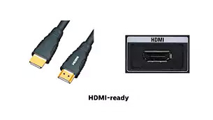 HDMI Ready para un entretenimiento en Full HD