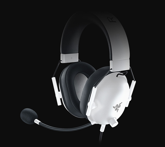 Razer BlackShark V2 X white - LIGEREZA Y COMODIDAD