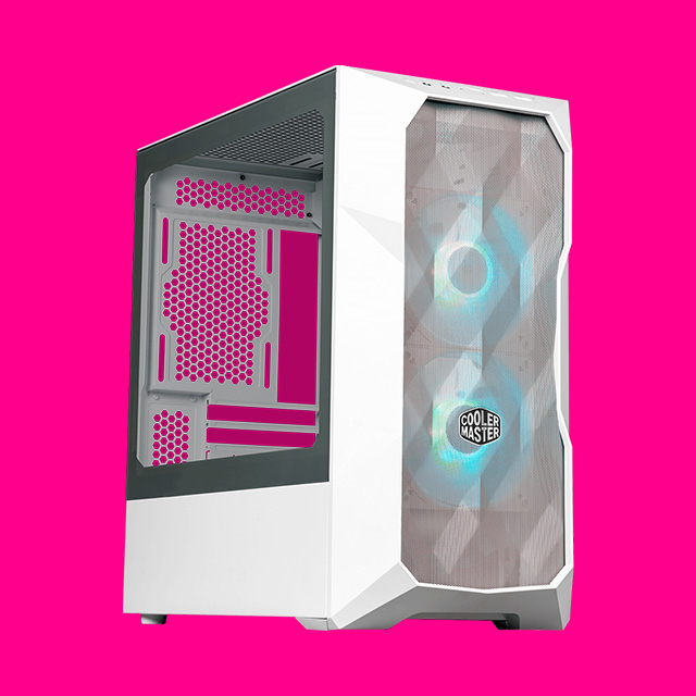 Gabinete Cooler Master MasterBox TD300 Mesh Color Blanco