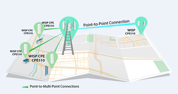CPE510_D1 aplicaciones de cobertura de Wi-Fi