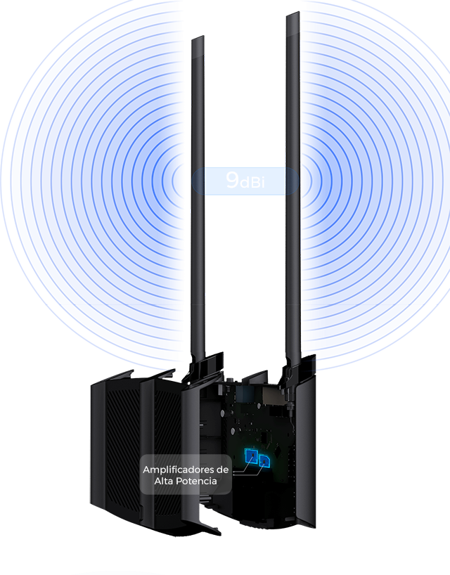 TL-WR841HP_D2_D3 Antenas de alta ganancia y Amplificadores de alta potencia