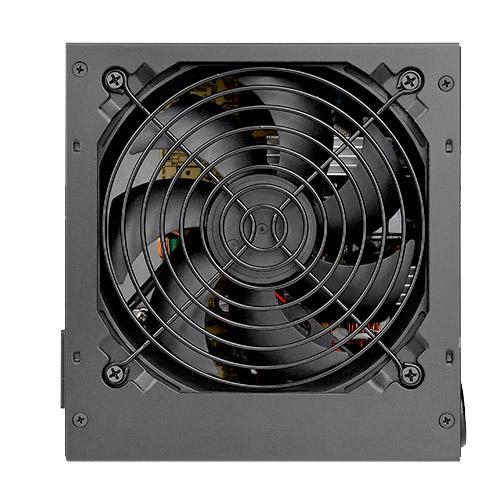 Fuente Thermaltake Smart 600W, vista frontal del ventilador de 120mm