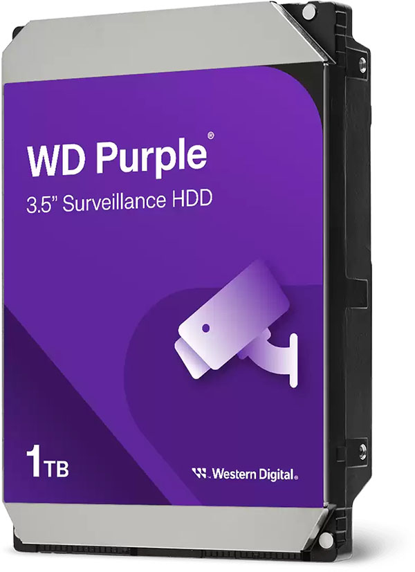 Disco duro para videovigilancia WD Purple de 3,5 pulgadas - 1 TB