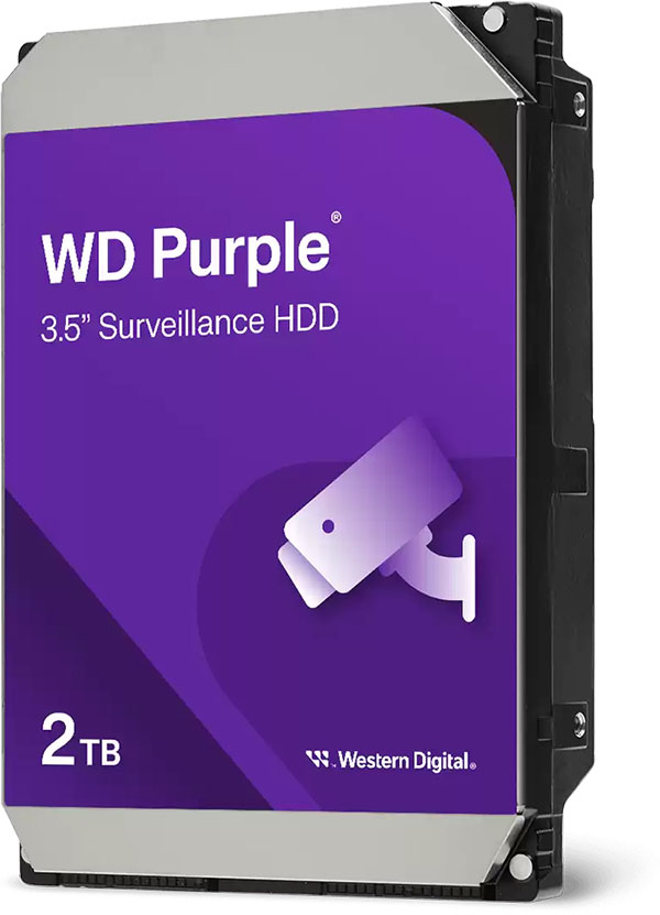 Disco duro para videovigilancia WD Purple de 3,5 pulgadas - 2 TB