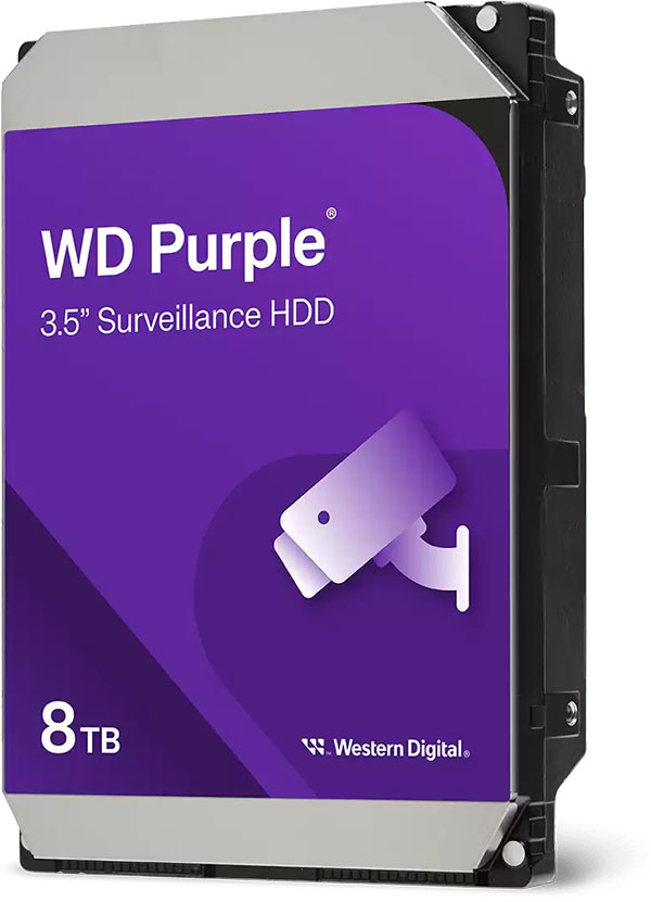 Disco duro para videovigilancia WD Purple de 3,5 pulgadas - 8 TB