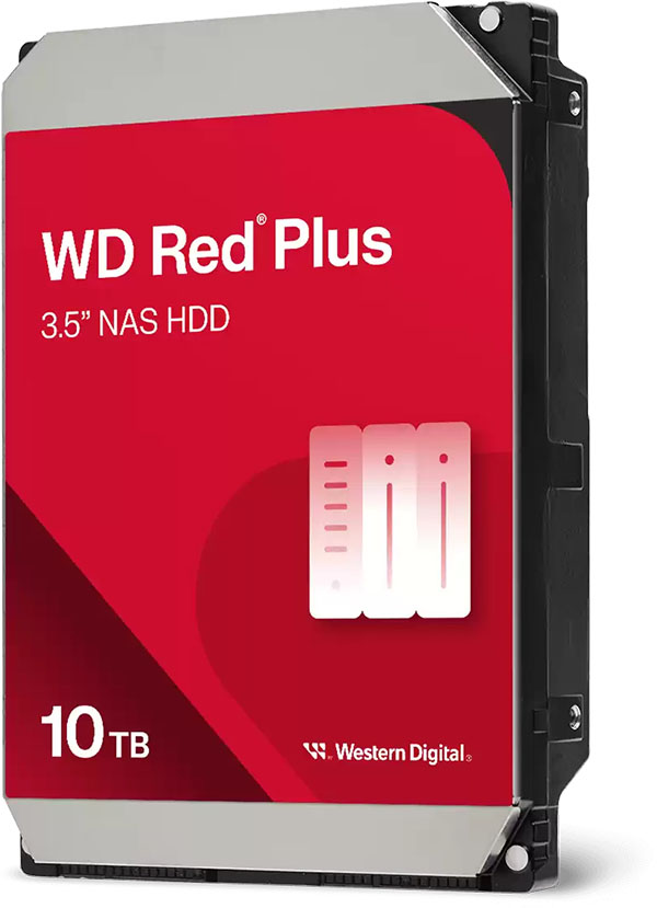 Disco duro WD Red Plus NAS de 3,5 pulgadas - 10 TB