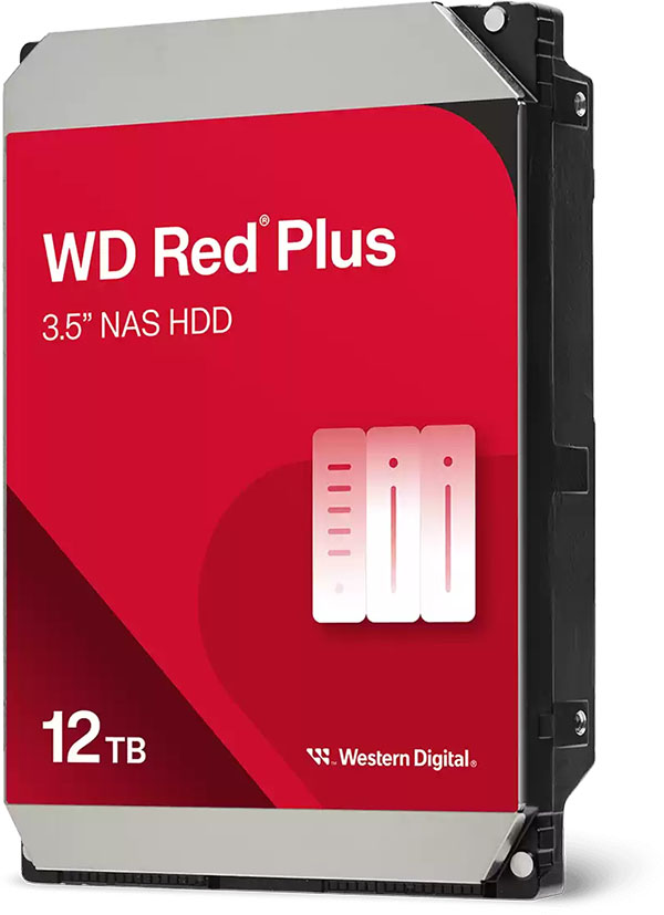 Disco duro WD Red Plus NAS de 3,5 pulgadas - 12 TB