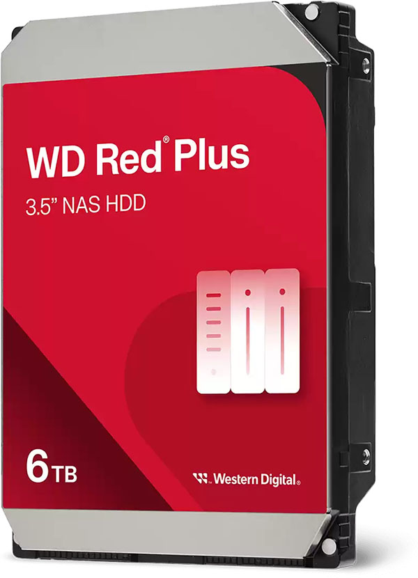 Disco duro WD Red Plus NAS de 3,5 pulgadas - 6 TB