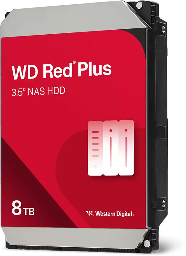 Disco duro WD Red Plus NAS de 3,5 pulgadas - 8 TB